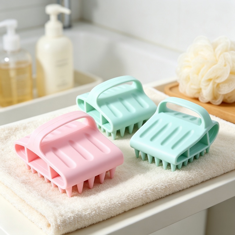 Hair Care Products - Sikat Pijat Kulit Kepala Silikon, Sisir