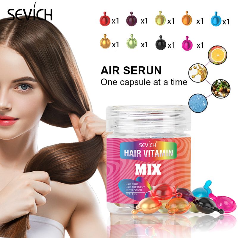 Hair Care Korean Products - Sevich minyak Keratin rambut, kapsul Vitamin