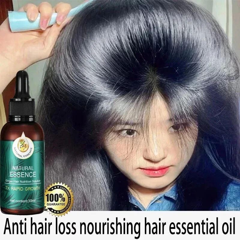 Hair Care Natural Ingredients - Cairan perawatan empat herbal, produk penumbuh
