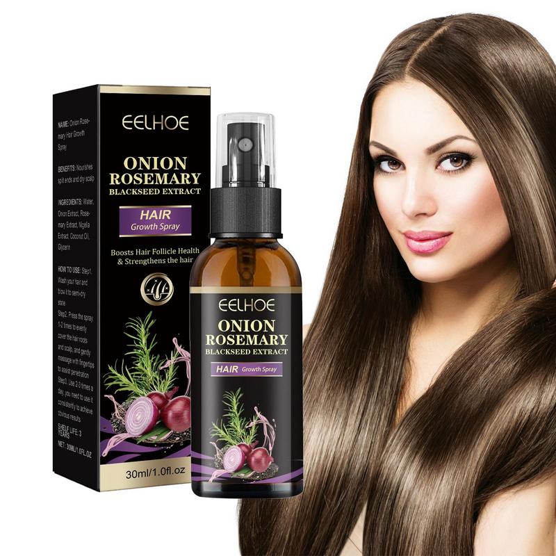 Hair Care Organic - Semprotan penumbuh rambut 30ml, bawang Rosemary
