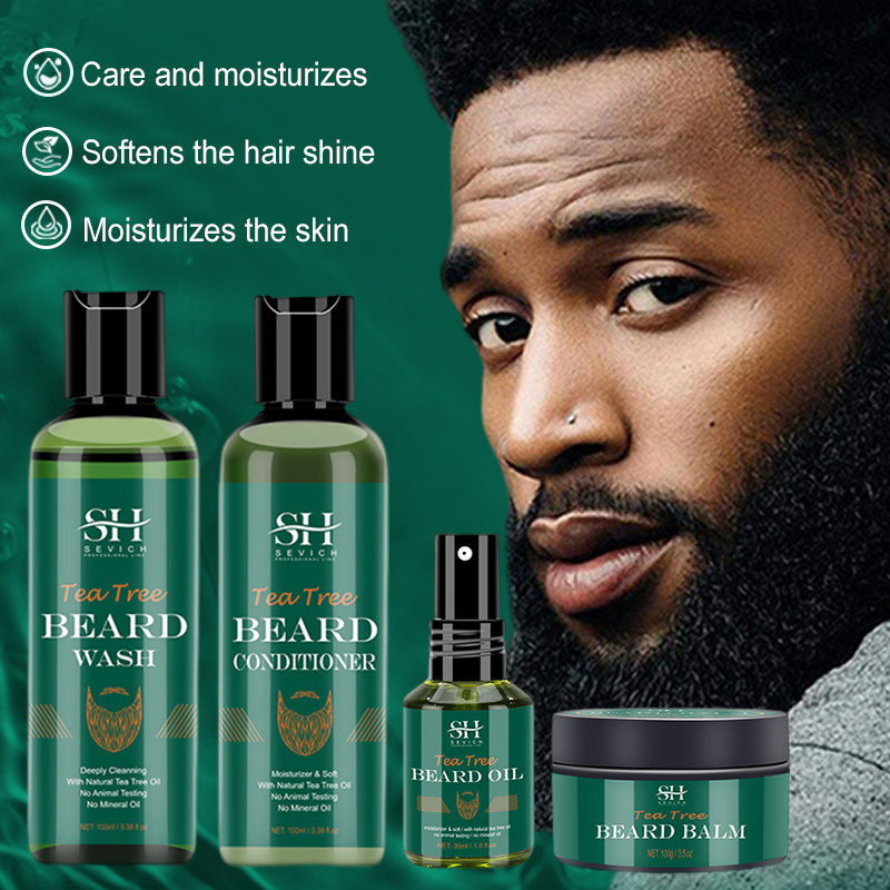 Hair Care Organic - Set Minyak Jenggot Pohon Teh untuk