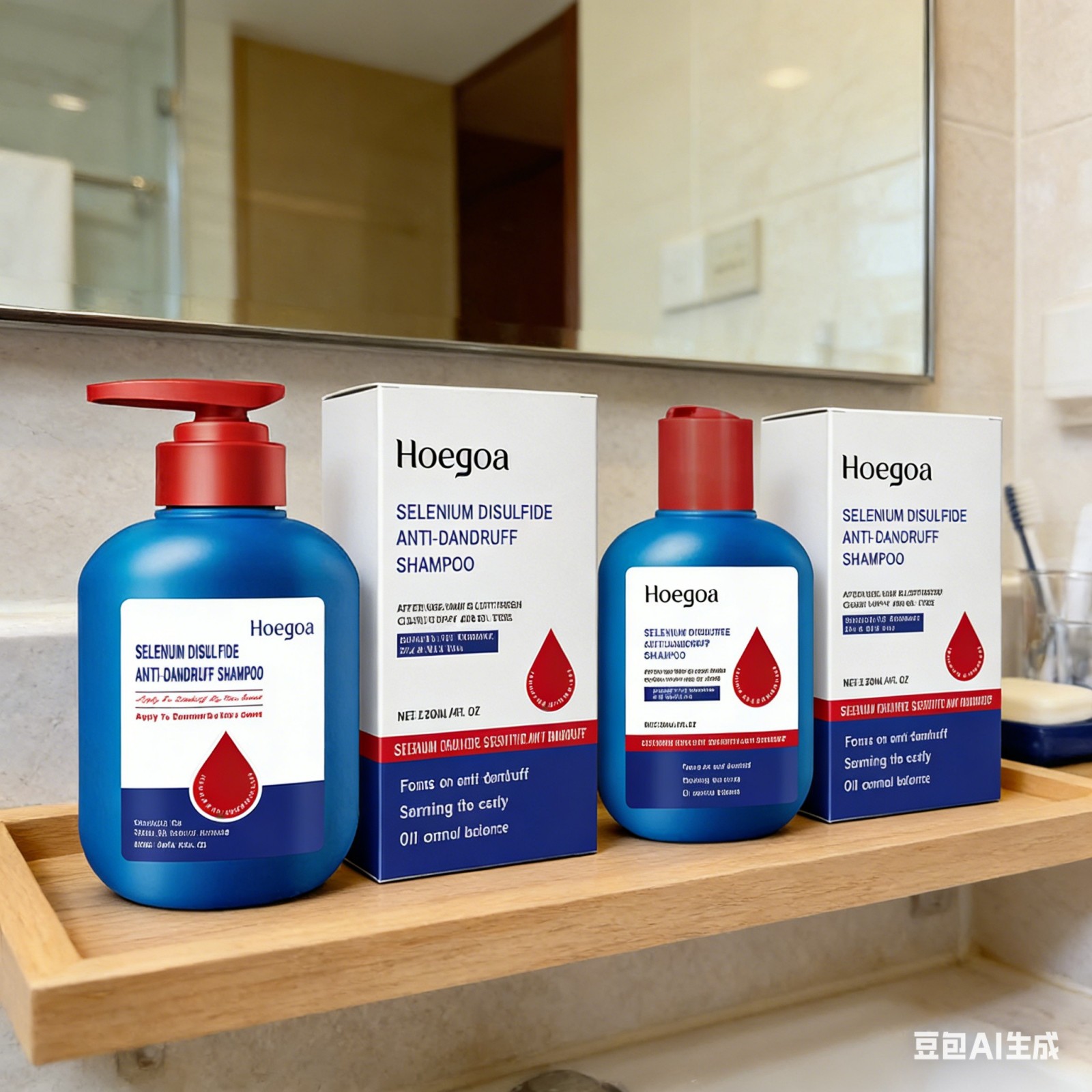 Hair Care Dandruff - Sampo Anti-Ketombe Hoegoa Pengontrol Minyak Melembapkan
