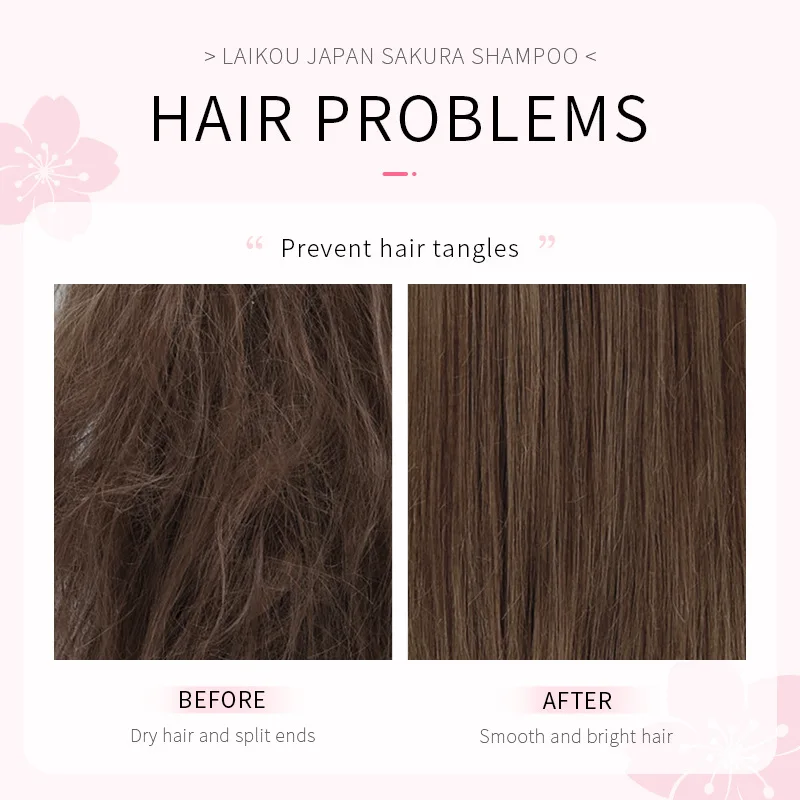 LAIKOU Jepang Sakura Sampo Per - Hair Care Organic ulasan dan harga