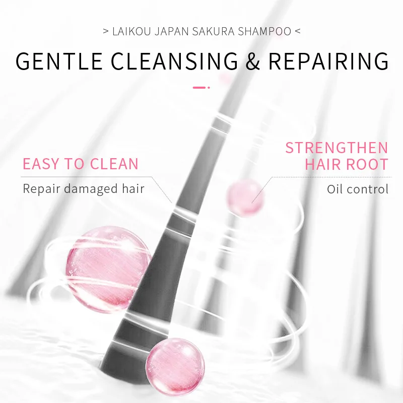 LAIKOU Jepang Sakura Sampo Per - Hair Care Organic ulasan dan harga