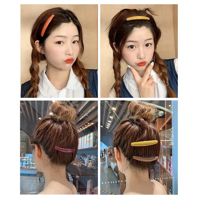 Klip sisir pisang wanita warna - Hair Care Korean Products ulasan dan harga