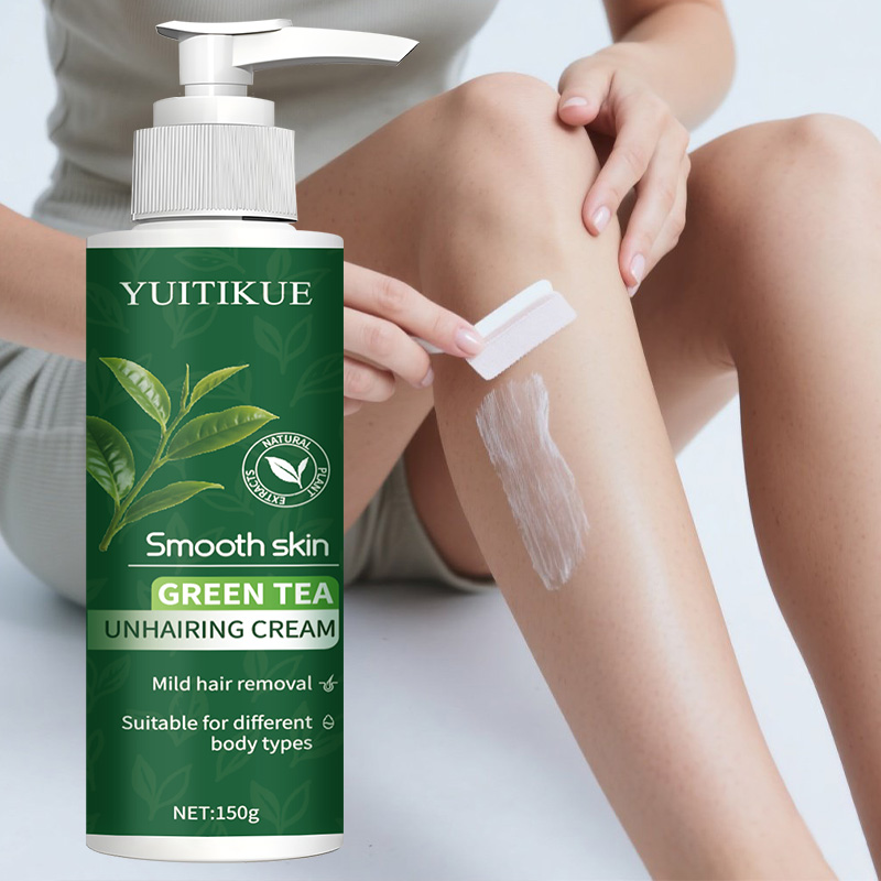 Krim Penghilang Bulu Teh Hijau - Hair Care Lotion ulasan dan harga