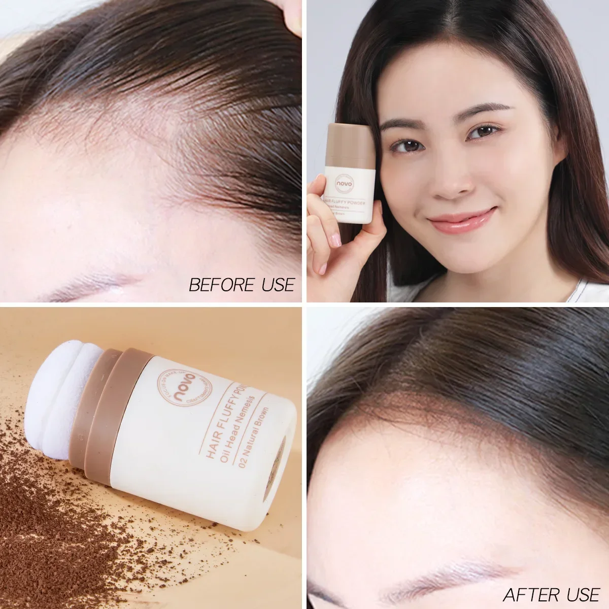 Novo Hair Pluffy Powder - Peng - Hair Care Products ulasan dan harga