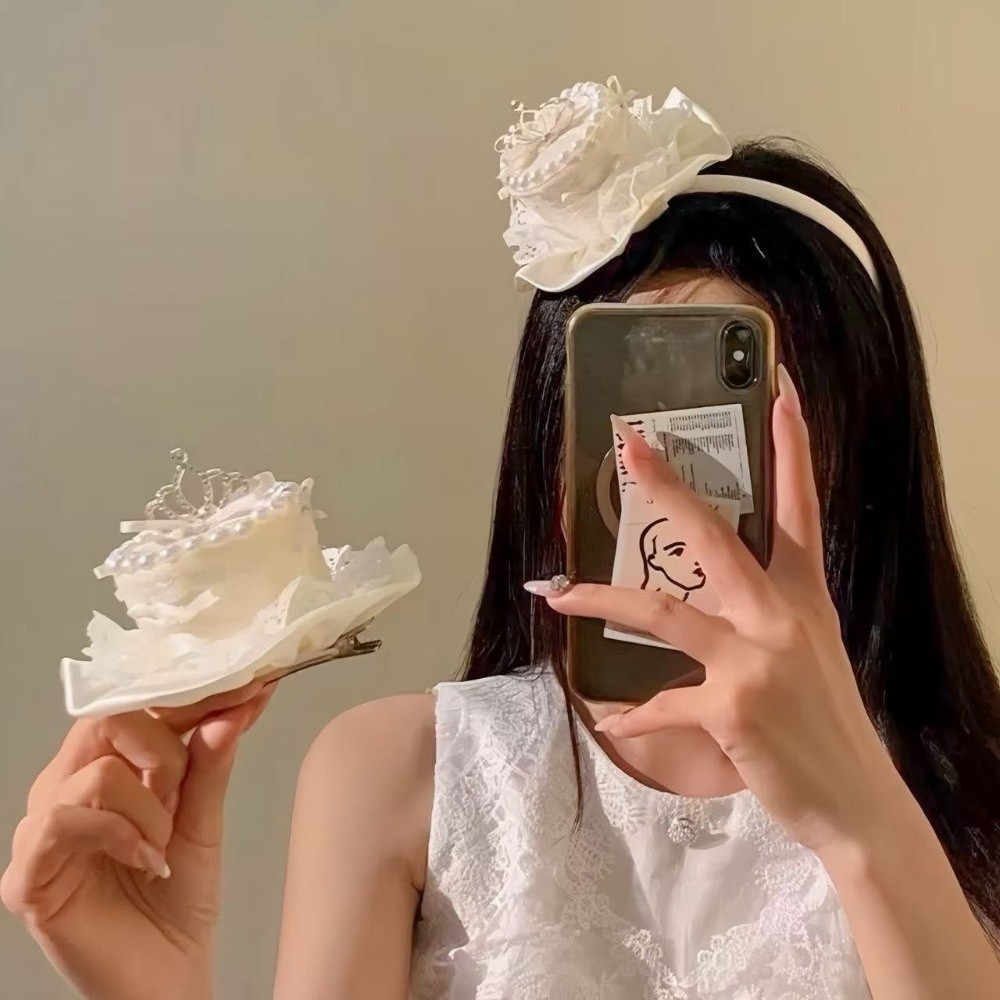 Jepit Rambut Topi Kue Elegan,  - Hair Care Lotion ulasan dan harga