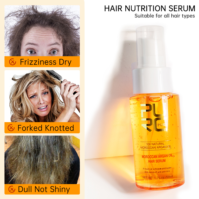 Minyak Serum Argan Maroko untu - Hair Care Korean Products ulasan dan harga